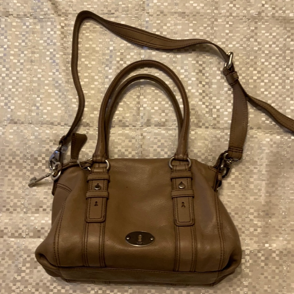 Fossil, Maddox Satchel, Taupe